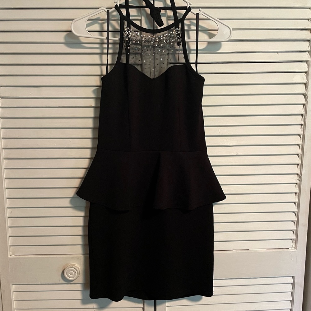 Black halter neck Dress